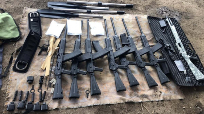 Алматылық тұрғынның сарайынан сегіз «Сайга» қаруы табылды