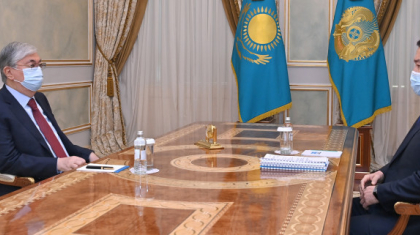 Украинадағы оқиғаның әсерін төмендету: Смайылов Президентке Ұлттық банкпен бірлескен шараларды айтты