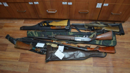 СҚО-да бір айда тұрғындардан 20 тіркелмеген қару тәркіленді