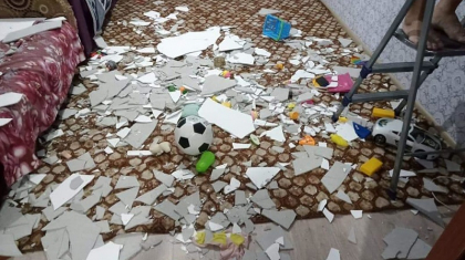 Павлодар облысында жаңадан салынған үйдің төбесі опырылып, баланың үстіне түскен