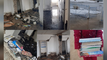 Батыс Қазақстанда білім ордасы суға кетті