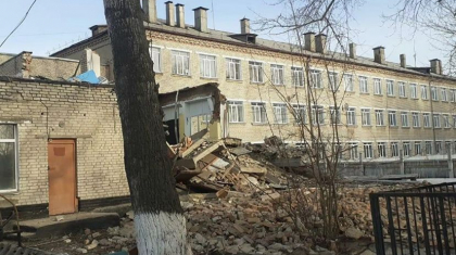 Солтүстік Қазақстанда ауыл мектебінің төбесі құлады