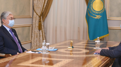 Президент Жамбыл облысының жаңа әкімін қабылдады