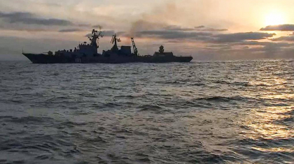 Ресейдің «Москва» зымыран крейсері суға батып кетті