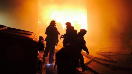 Павлодарда мектептен өрт шығып, 414 бала эвакуацияланды