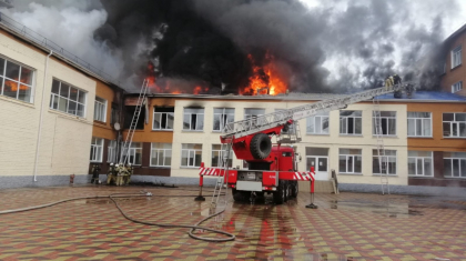 Павлодарда тағы бір мектеп өртенді