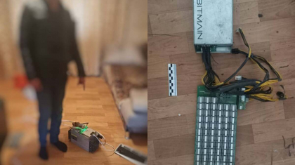 Атбасар тұрғынының үйінен криптовалюта өндіруге арналған жабдық табылды