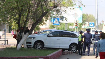 Павлодарда жүргізуші бағдаршамнан өтіп бара жатқан зейнеткерді қағып кетті