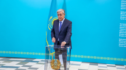 Президент: Референдумға дауыс беруге келген халық елдің болашағына сеніммен қарайды