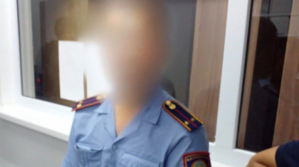 Таразда полиция формасын киген 19 жастағы жігіт ұсталды
