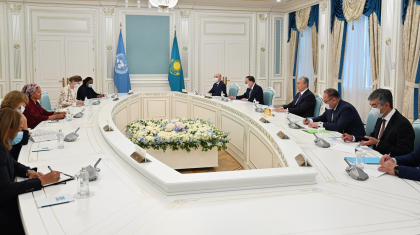 Қасым-Жомарт Тоқаев БҰҰ Бас хатшысының бірінші орынбасарын қабылдады