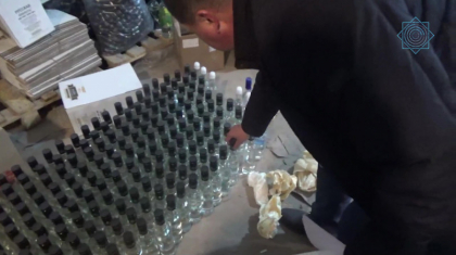 Шымкентте алкоголь өнімін шығарып келген астыртын цех анықталды