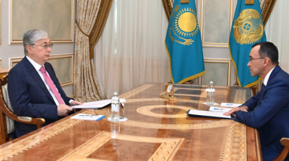 Мемлекет басшысы Парламент Сенатының төрағасы Мәулен Әшімбаевты қабылдады