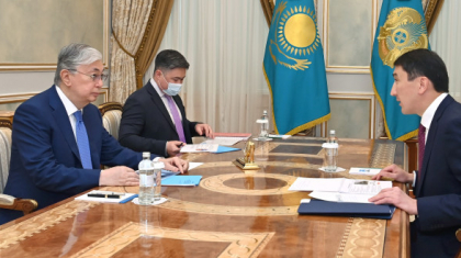 Президент Мағзұм Мырзағалиевті қабылдады