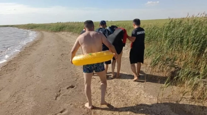 Ақмола облысында көлде әкесі мен қызын толқын алып кеткен