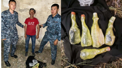 Жамбыл облысының түрмесіне тыйым салынған заттарды лақтырмақ болған күдікті ұсталды