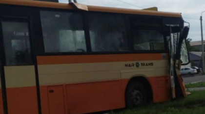 Екібастұзда жолаушылар мінген екі автобус соқтығысты