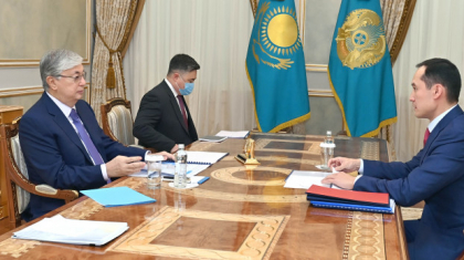 Президент «QazaqGaz» ҰК» АҚ Басқарма төрағасын қабылдады