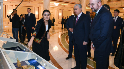 Президент Қырғызстанның Қазақстандағы мәдениет күндерінің ашылу шарасына қатысты