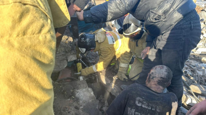 Ақмола облысында қазандық үйінділерінің астынан от жағушы құтқарылды