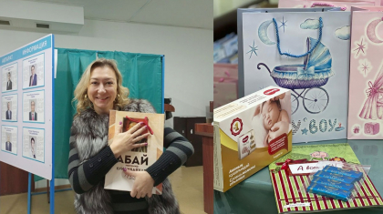 Дауыс беруге келген алматылықтарға қандай сыйлықтар берілді?