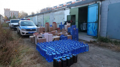Петропавлда  заңсыз айналымнан 800 литр алкоголь тәркіленді
