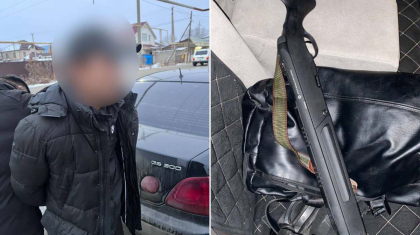 Алматы облысының тұрғынынан қаңтарда ұрланған қару тәркіленді