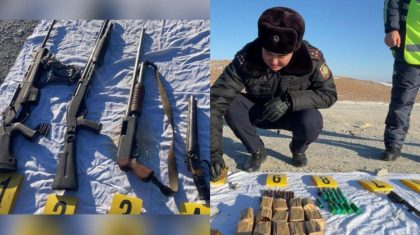 Алматы облысында қару-жарақ сақталған орын анықталды