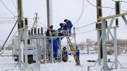 Дауылдан жарықсыз қалған Жаңатас қаласына электр қуаты берілді