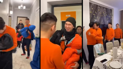 «Бәрі әйелін тыңдайды екен»: бірдей киім киіп қонаққа барған жігіттер жұртты күлдірді