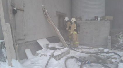 Шымкентте «Оңтүстік» индустриялдық аймағында өрт шықты