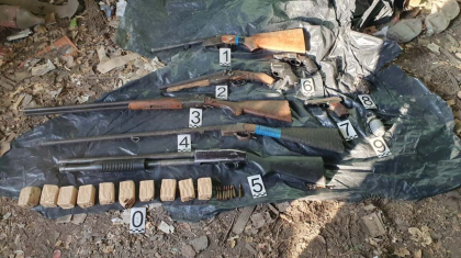 Жамбыл облысында қаңтар оқиғасы кезінде ұрланған қару-жарақ арсеналы табылды