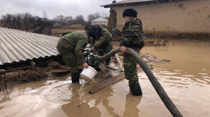 Түркістан облысындағы төтенше жағдай: Арыста бір үй су астында қалды