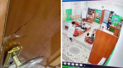 Теміртауда балабақшада медбике мен тәрбиешінің төбелесі видеоға түсіп қалды