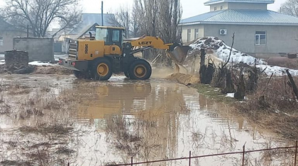 Жамбыл облысында бірнеше ауылды су басты