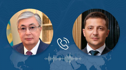 Мемлекет басшысы Украина Президенті Владимир Зеленскиймен телефон арқылы сөйлесті