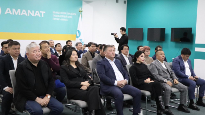 Шымкентте «AMANAT» партиясының сайлауалды қоғамдық штабының жұмысы басталды