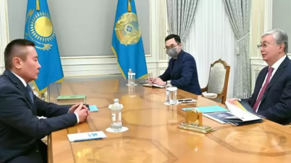 Мемлекет басшысы Ұлттық құрылтай мүшесі Талғат Қалиевті қабылдады