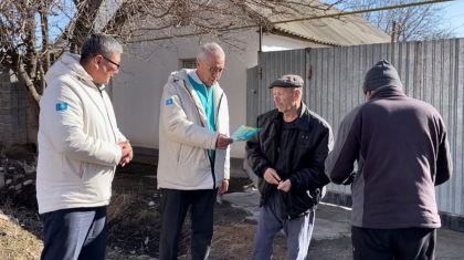 Жамбыл облысында аманаттықтар «Есіктен есікке» акциясын өткізді