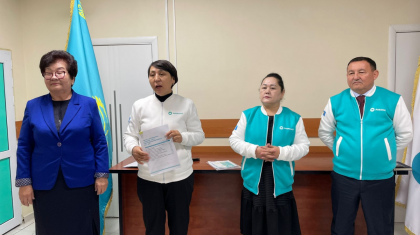 «AMANAT-тың» сайлауалды штабы аудандық ауруханада болды