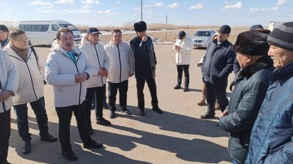 «AMANAT» партиясы республикалық сайлауалды штабының мүшелері Махамбет ауданында болды
