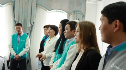 Талдықорғандағы Кардиологиялық орталық мамандары «AMANAT» партиясын қолдайды