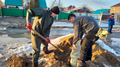 БҚО-да Дерқұл өзенінде су деңгейі көтеріліп, бірнеше нысанды су басты