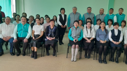 «AMANAT» партиясының өкілдері Кеңгірде сайлауалды үгіт-насихат шараларын жүргізді
