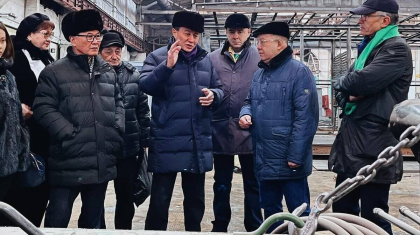 «Ауыл» партиясынан депутаттыққа кандидаттар Астанадағы зауытқа барды
