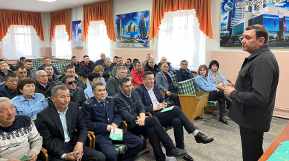 ҚТЖ қызметкерлері «AMANAT» партиясының сайлауалды бағдарламасымен танысты