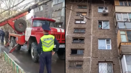 Теміртауда құтқарушылар екі баланы өлімнен аман алып қалды