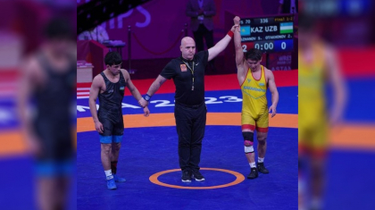 Санжар Досжанов Азия чемпионы атанды