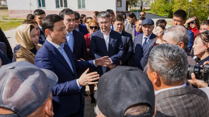 Алтай Көлгінов Атырау облысына жұмыс сапары аясында бірқатар әлеуметтік нысандарды аралады