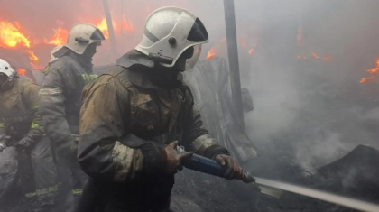 Алматы облысындағы ауылдардың бірінде қоймадан өрт шықты